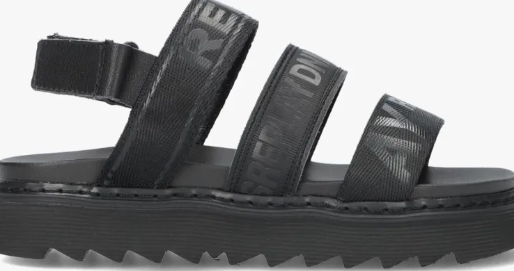 zwarte replay sandalen alicante jr tapes