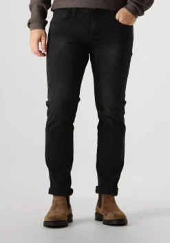 zwarte replay slim fit jeans anbass pants