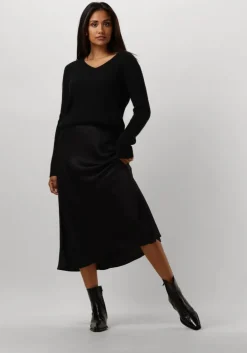 zwarte resort finest trui v-neck rib knit