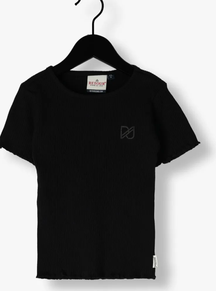 zwarte retour t-shirt kathy