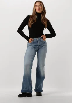 zwarte rosemunde coltrui silk t-shirt w/ roller neck