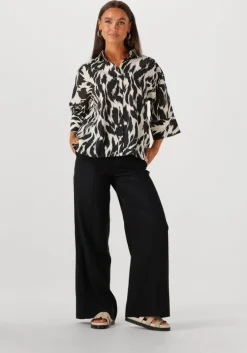 zwarte rouge edit wijde broek rousummer hw wf trouser