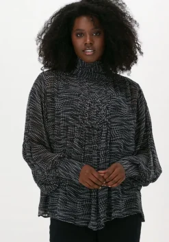 zwarte rough studios blouses embelia top