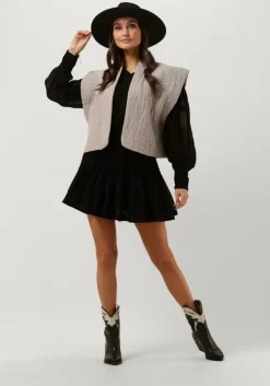 zwarte rough studios mini jurk 7323515158728