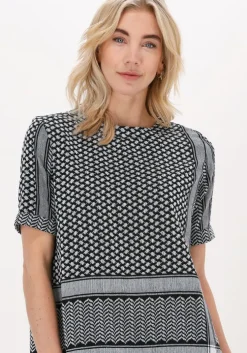 zwarte rough studios mini jurk tara dress