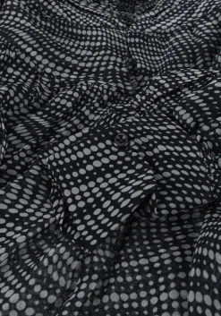 zwarte rough studios mini jurk tornado dress