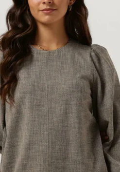 zwarte ruby tuesday mini jurk renesses round collar dress