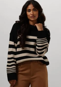 zwarte ruby tuesday trui vieje button shoulder pullover