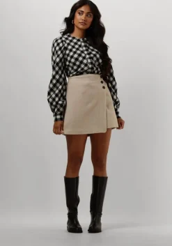 zwarte ruby tuesday vest meija blind placket top