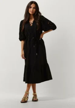 zwarte scarlett poppies midi jurk istanbul