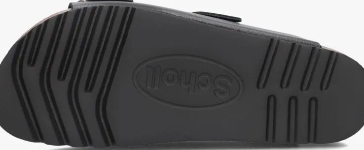 zwarte scholl slippers noelle