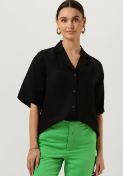 zwarte scotch & soda blouses camp shirt