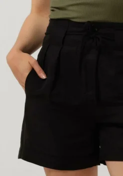 zwarte scotch & soda jeans high rise belted shorts