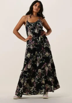 zwarte scotch & soda maxi jurk tank top maxi dress