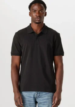 zwarte scotch & soda polo logo pique polo