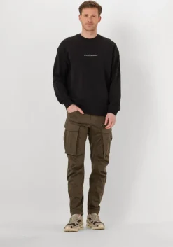 zwarte scotch & soda sweater logo front chest sweatshirt