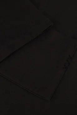 zwarte scotch & soda t-shirt 3 crosses loose fit pocket t-shirt