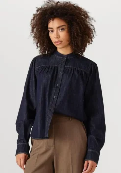 zwarte second female blouses dera denim shirt
