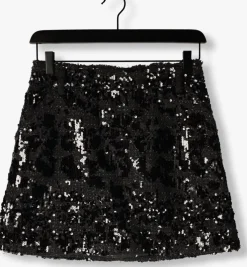 zwarte second female minirok flakes skirt