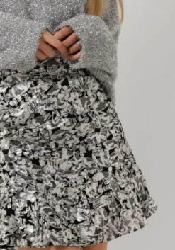 zwarte second female minirok doodle skirt