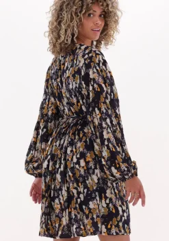 zwarte second female mini jurk mamma wrap dress