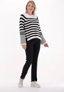 zwarte second female pantalon fique trousers