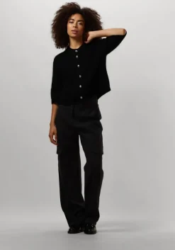 zwarte second female vest andria knit cardigan