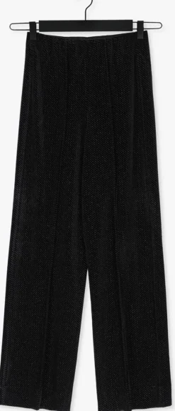 zwarte second female wijde broek sacha trousers