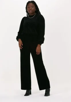 zwarte second female wijde broek sacha trousers