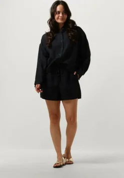 zwarte selected femme blouses slflinnie s linen shirt