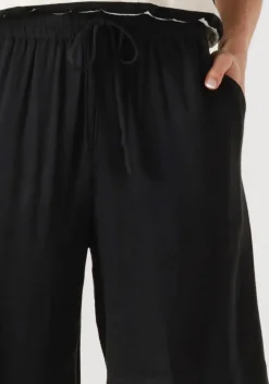 zwarte selected femme broeken slfviva mw shorts