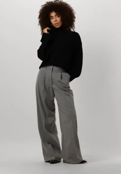 zwarte selected femme coltrui slfkamma ls knit roll neck