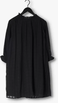 zwarte selected femme mini jurk inna 3/4 short dress