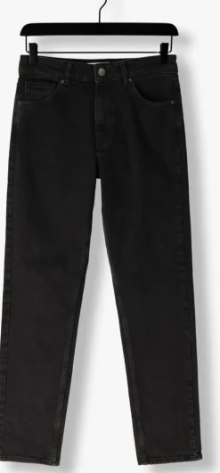 zwarte selected femme slim fit jeans slfslim bea-kori mw jeans