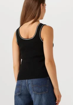 zwarte selected femme top slfkamma jenny sl knit top