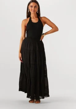 zwarte selected femme top slfanna sl halterneck top