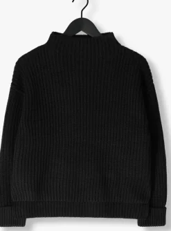 zwarte selected femme trui selma ls knit pullover b