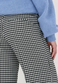 zwarte selected femme wijde broek slfmusa mw wide pant ex