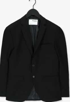 zwarte selected homme colberts slim-mylologan