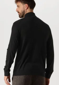 zwarte selected homme coltrui slhtray ls knit merino roll neck