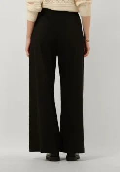 zwarte semicouture wijde broek s4sk24 trousers