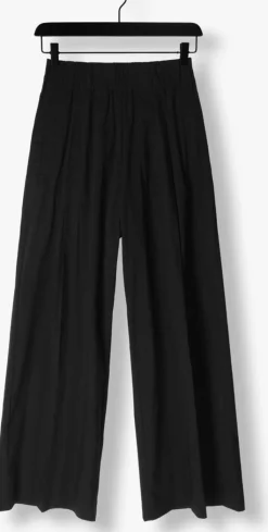 zwarte semicouture wijde broek s4sk24 trousers