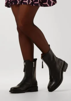 zwarte shabbies enkelboots dean zipa