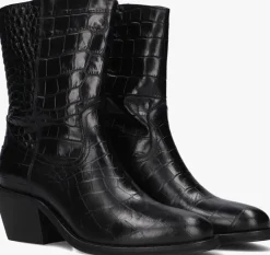 zwarte shabbies enkellaarsjes juul ankle boot