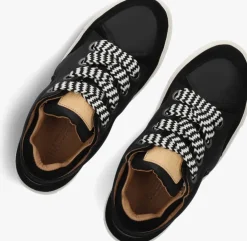 zwarte shabbies lage sneakers ragy chunky