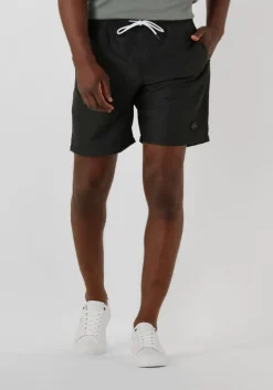 zwarte shiwi zwembroeken men mike swim shorts 7 inch solid