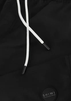 zwarte shiwi zwembroeken men mike swim shorts 7 inch solid