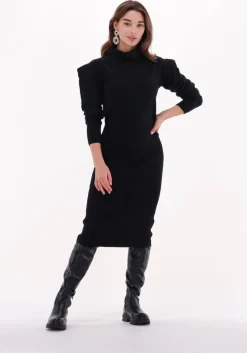 zwarte silvian heach maxi jurk long dress heppok