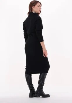 zwarte silvian heach maxi jurk long dress heppok