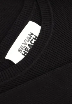 zwarte silvian heach maxi jurk midi dress szabo